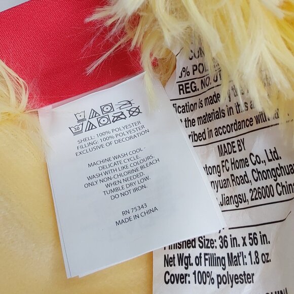 'COTTONTAIL LANE' PLUSH HOODED THROW BLANKET 36"×56" 'CHINNI' 'CHIC' - Picture 13 of 16